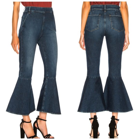 NWT Frame Denim Flounce High Rise Jeans, size 26 - Picture 14 of 14